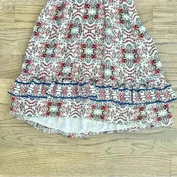 Max Studio Women’s Ruffled Floral Dress Size Medium - Picture 4 of 12